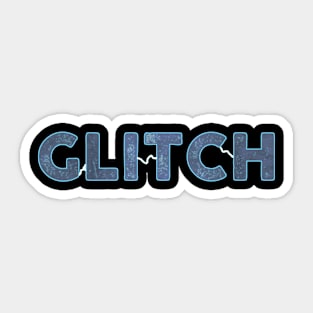 Glitch Logo Sticker